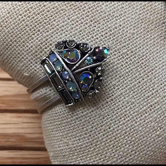 Crown Jewels Heirloom Open Cuff Bracelet,Boutique - Picture 3 of 8